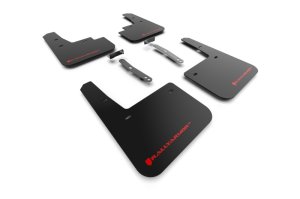 Hyundai Kona N Mud Flap - Rally Armor - UR (Polyurethane) with Red Logo - Black - `22-`23 Hyundai Kona N Mud Flap - Rally Armor - UR (Polyurethane) with Red Logo - Black - `22-`23